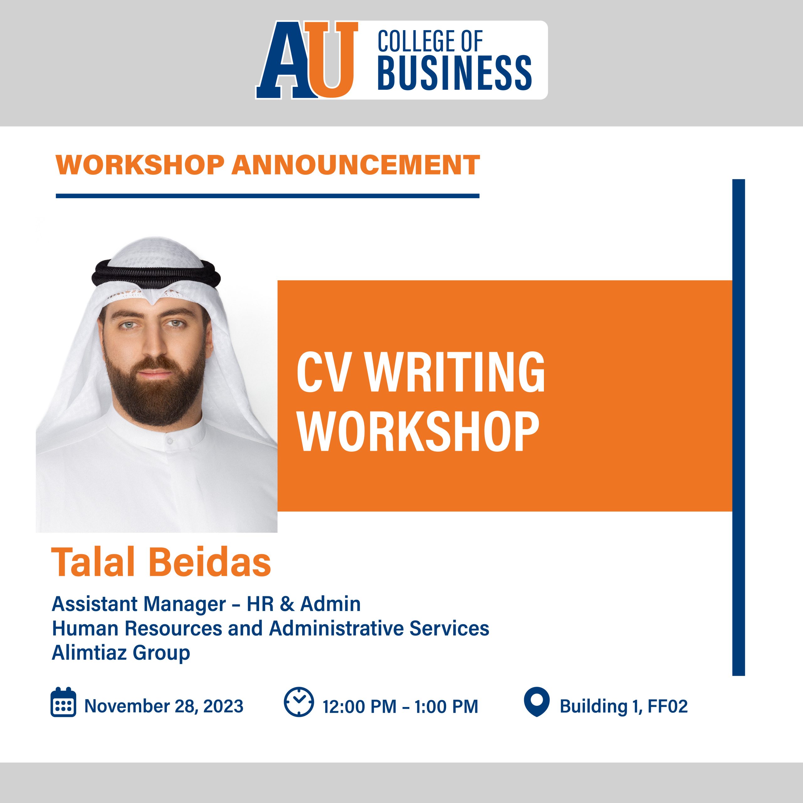 CV WRITING WORKSHOP