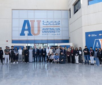 Group photo of CoB students projects exhibition in 2024