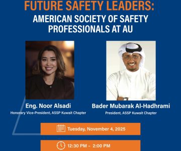 Thumbnail image of Future Safety Leaders: American Society of Safety Professionals at AU seminar