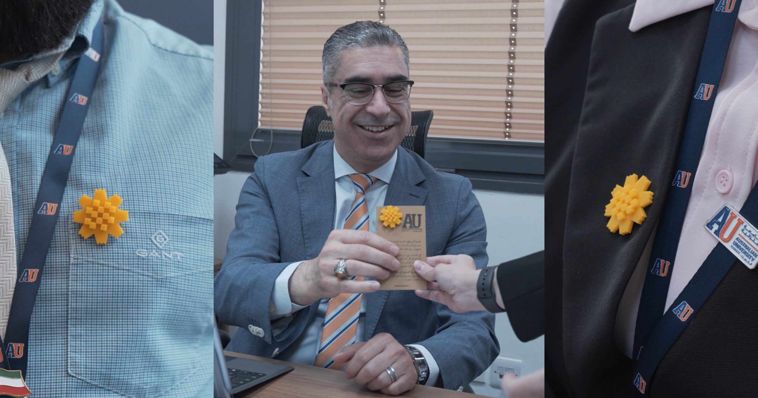 news-AU-pays-tribute-to-Frontliners-with-Arfaj-Badges AU pays tribute to Frontliners with Arfaj Badges