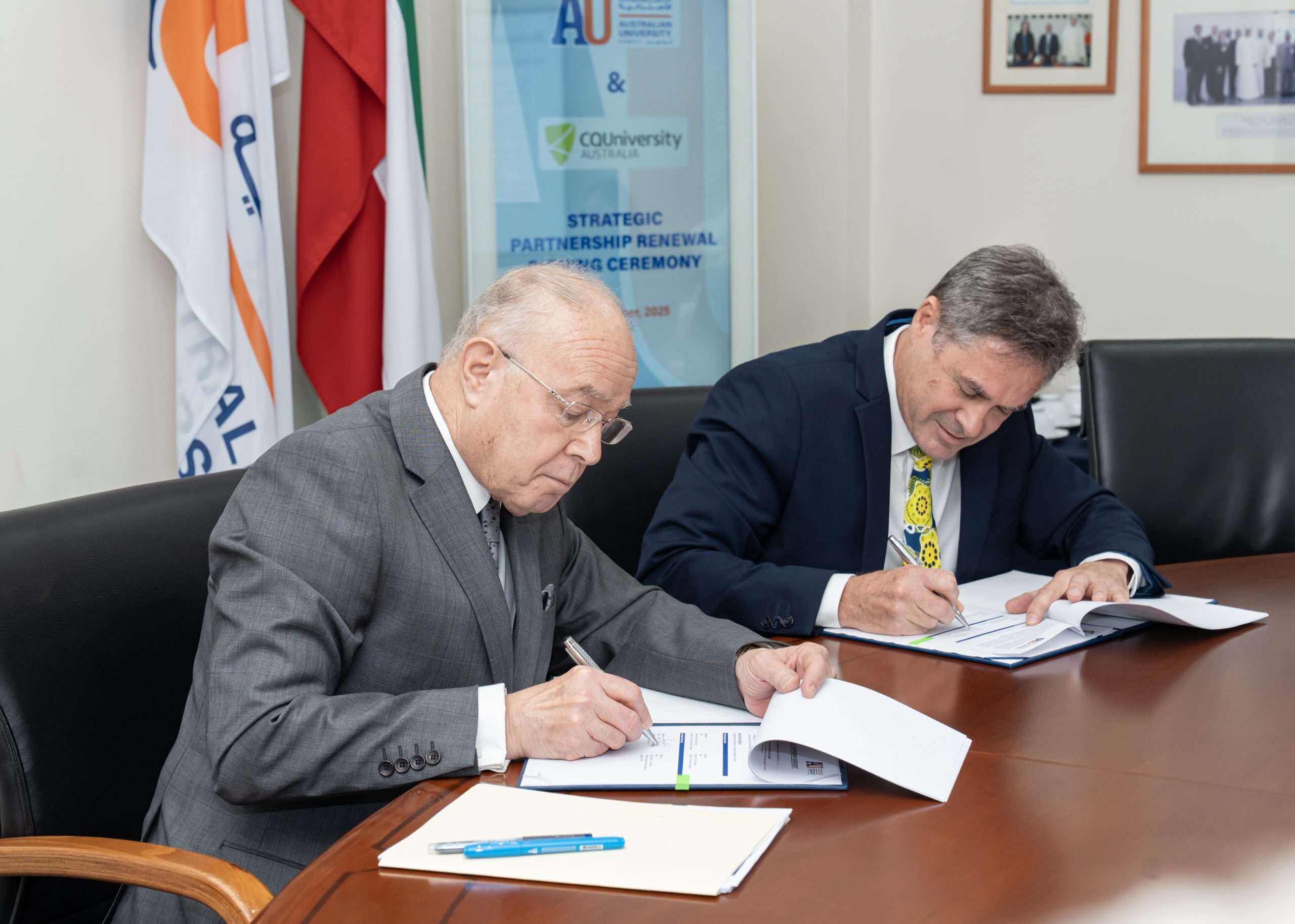 Strategic Partnership Renewal signing with CQUniversity Australia