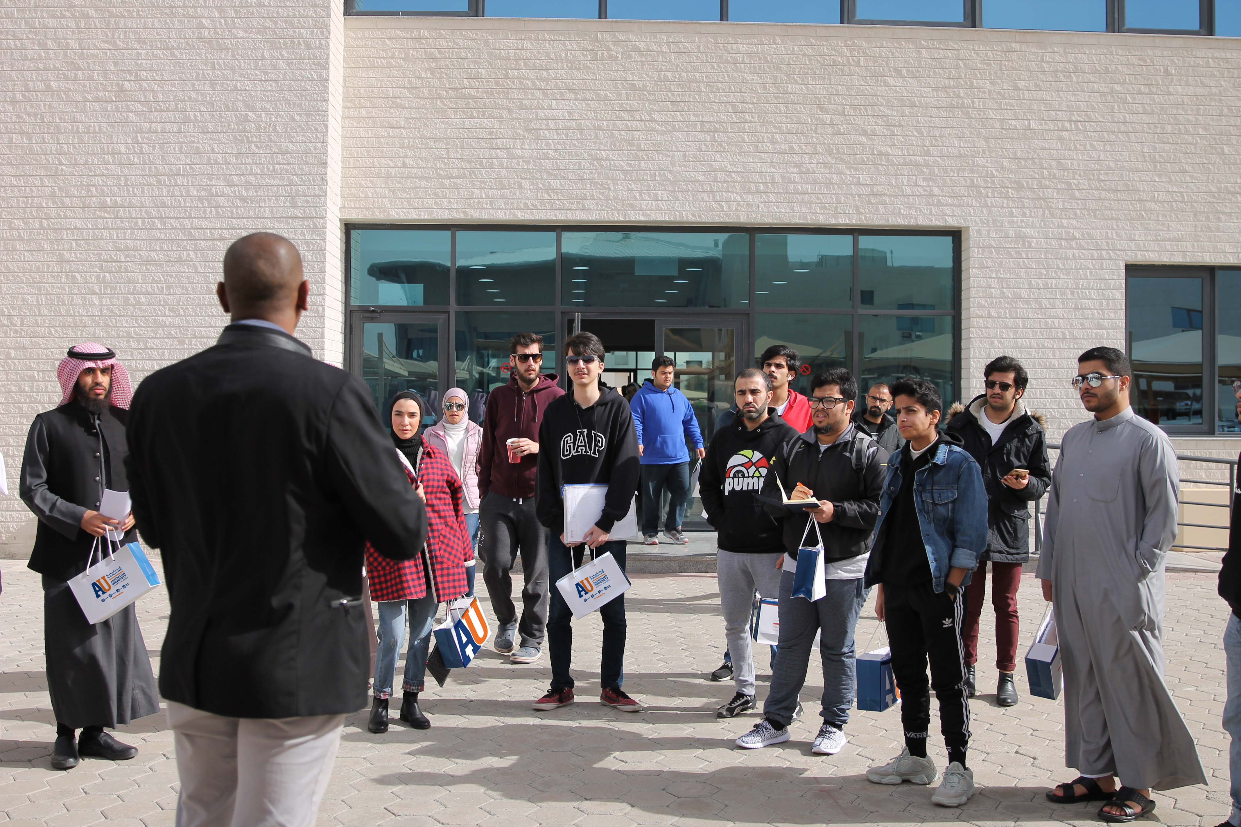 Students during Orientation Day