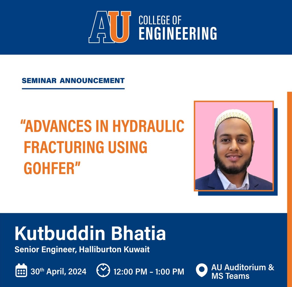 Seminar - Advances in Hydraulic Fracturing Using GOHFER