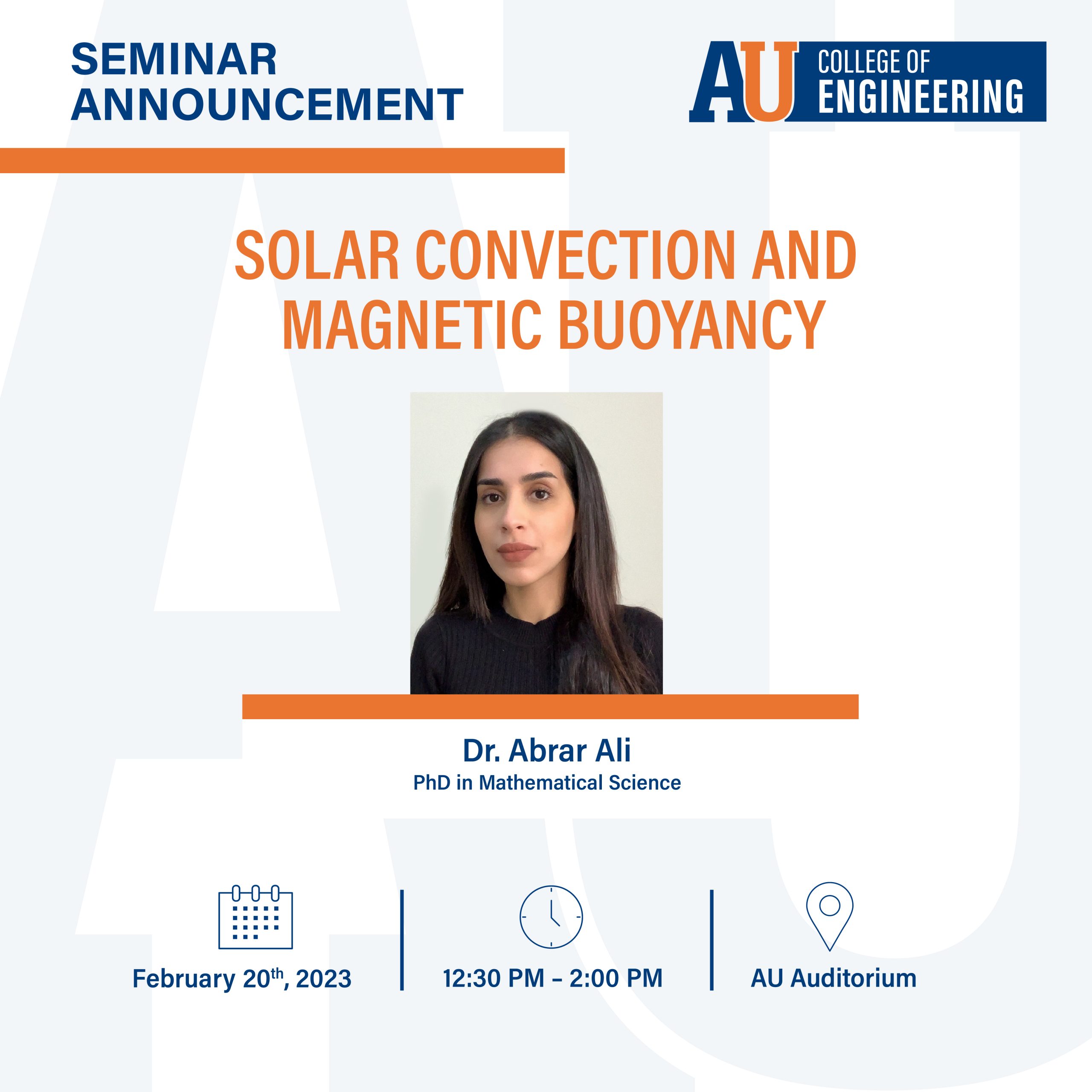 Poster of Solar Convection and Magnetic Buoyancy Seminar