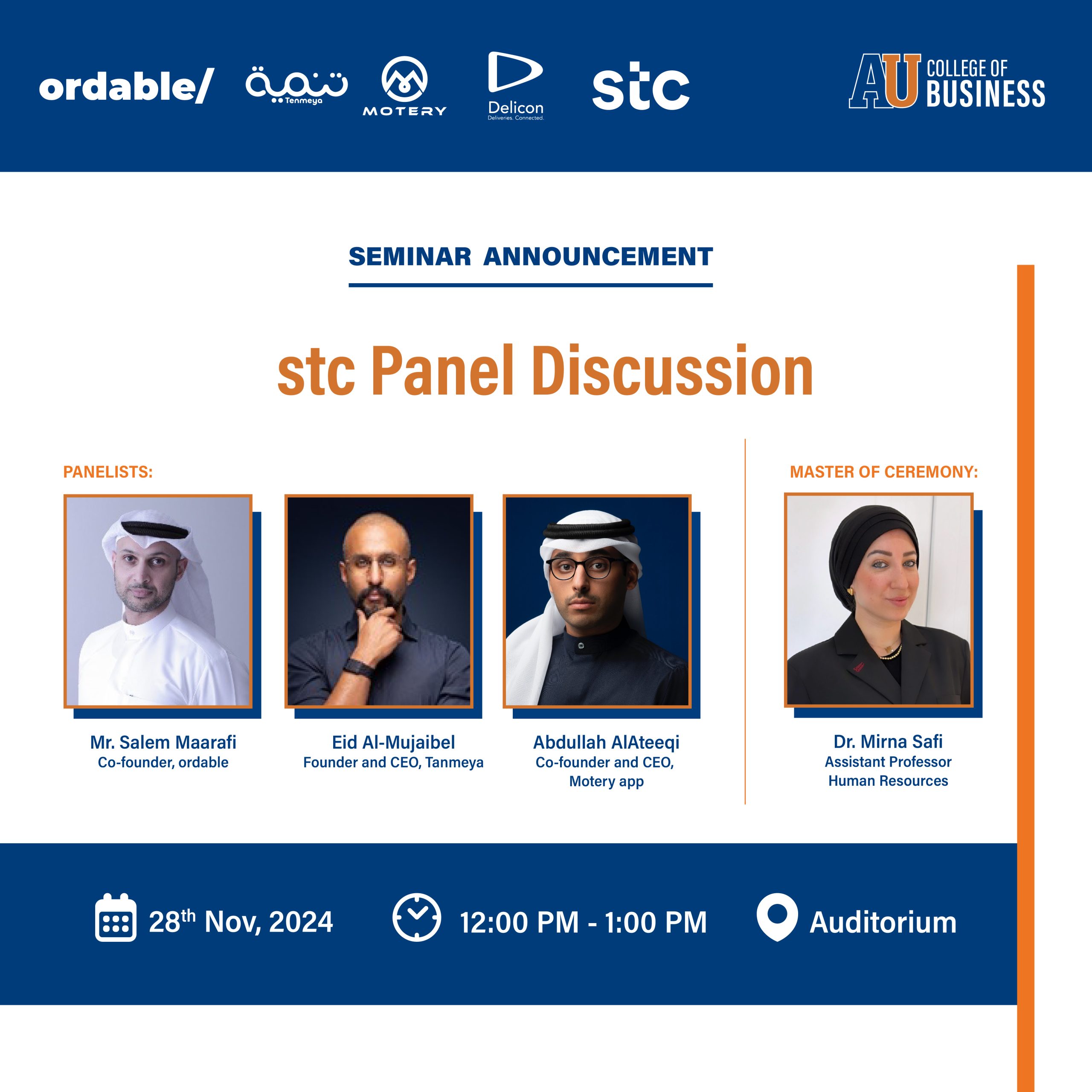 Poster of STC Panel Discussion Seminar